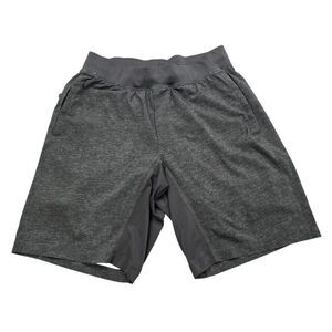 Lululemon Men's T.H.E Short Luxtreme Liner 9" Short Heathered Black Size Medium